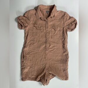 Aerie Button-Up Romper size XS